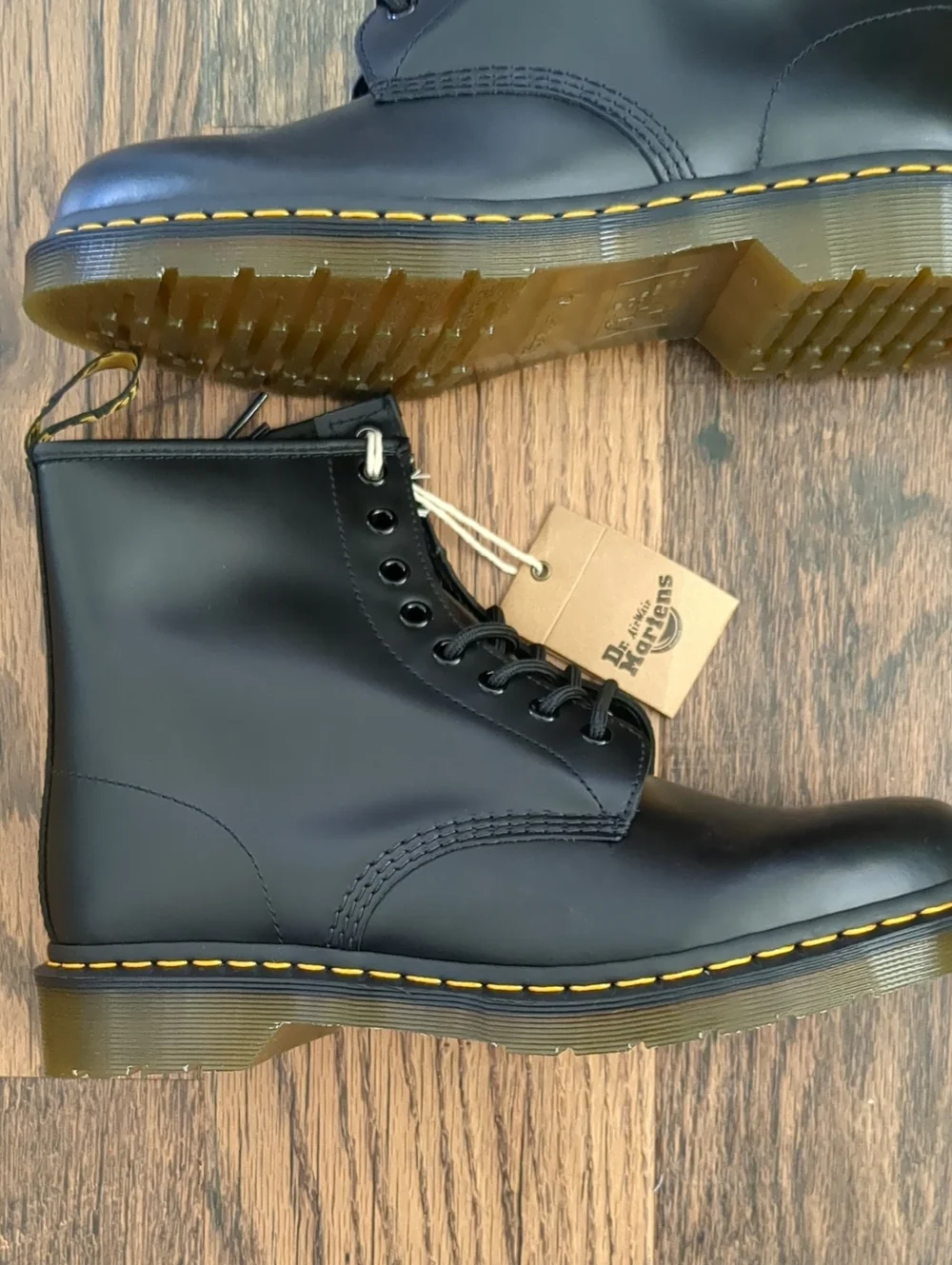 Doc Dr. Martens 1460 Black Lace-Up Boot, NEW, Mens 10, Womens 11